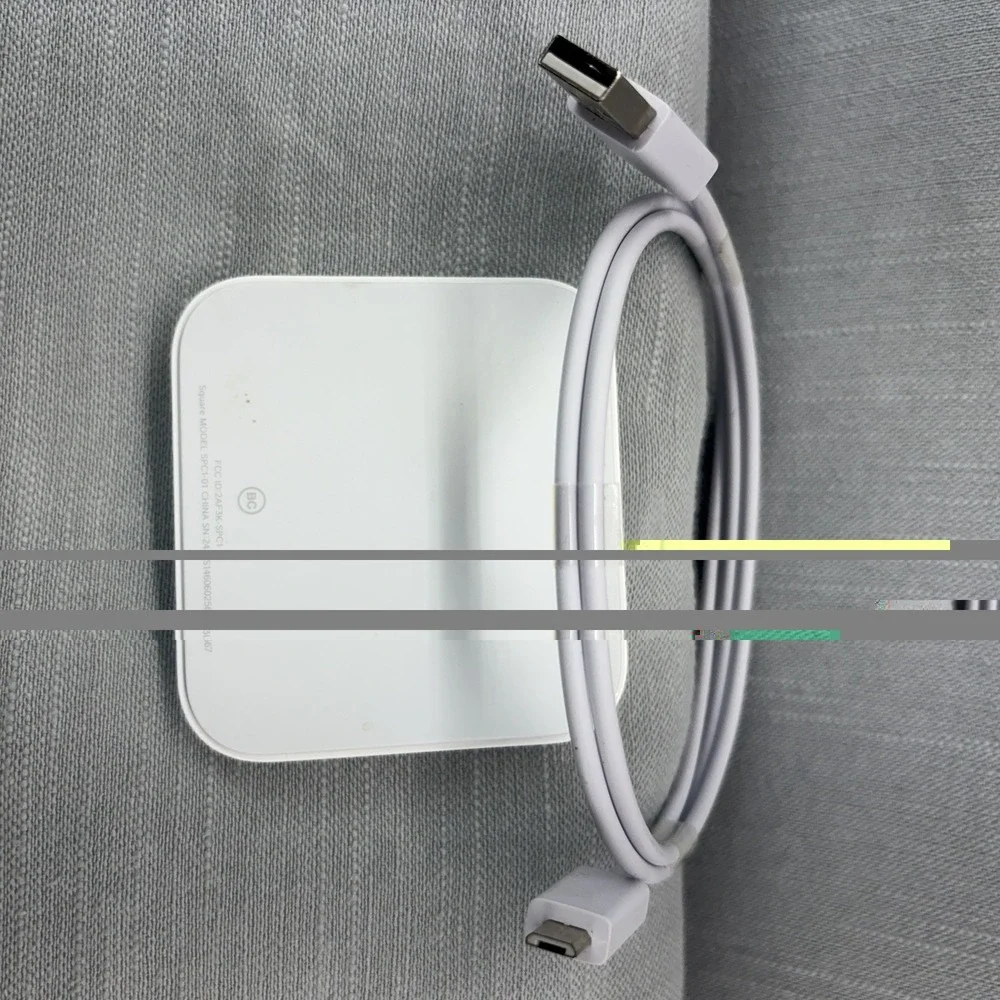 Square Reader Contactless Chip Card Reader White w USB Cable Box‎ A-SKU-0485